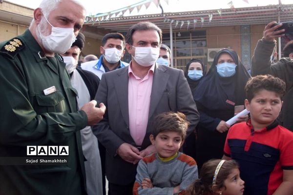 بازدید رئیس دانشگاه علوم پزشکی  اهواز از کوی منبع آب