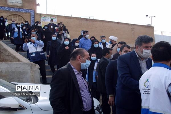 بازدید رئیس دانشگاه علوم پزشکی  اهواز از کوی منبع آب