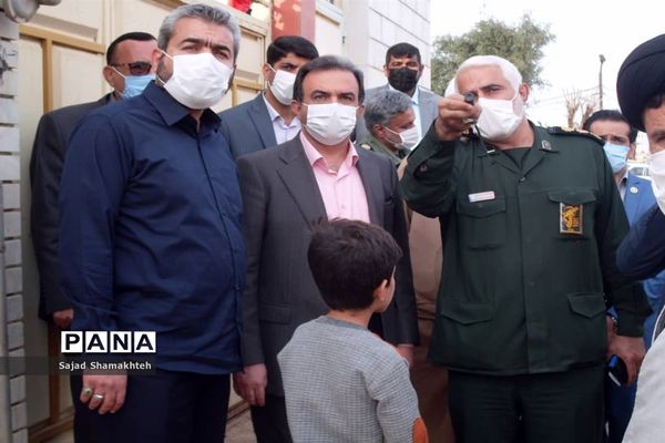 بازدید رئیس دانشگاه علوم پزشکی  اهواز از کوی منبع آب