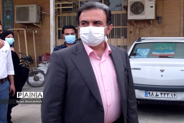بازدید رئیس دانشگاه علوم پزشکی  اهواز از کوی منبع آب