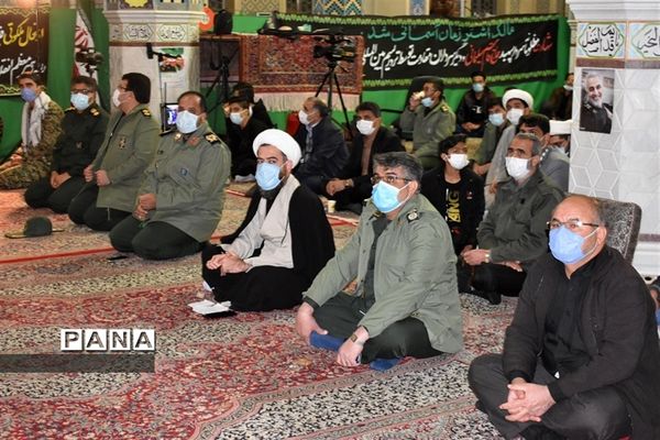 یادواره 156 شهید شهرستان وسالگرد سردارقاسم سلیمانی درمسجد جامع بهاباد