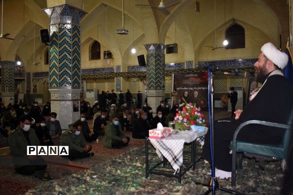 یادواره 156 شهید شهرستان وسالگرد سردارقاسم سلیمانی درمسجد جامع بهاباد