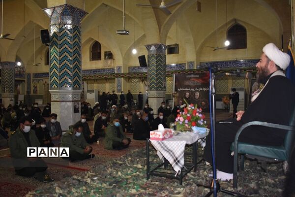 یادواره 156 شهید شهرستان وسالگرد سردارقاسم سلیمانی درمسجد جامع بهاباد