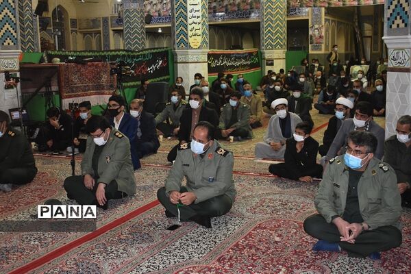 یادواره 156 شهید شهرستان وسالگرد سردارقاسم سلیمانی درمسجد جامع بهاباد