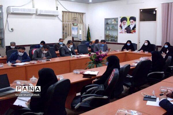 جلسه کاری حوزه معاونت پرورشی و فرهنگی اداره‌کل آموزش و پرورش خوزستان