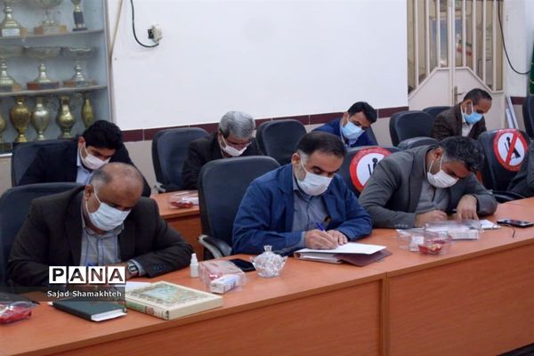 جلسه کاری حوزه معاونت پرورشی و فرهنگی اداره‌کل آموزش و پرورش خوزستان