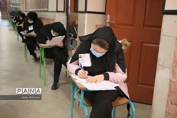 بازدید از حوزه امتحانات در شهرستان قدس
