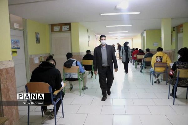 بازدید از حوزه امتحانات در شهرستان قدس