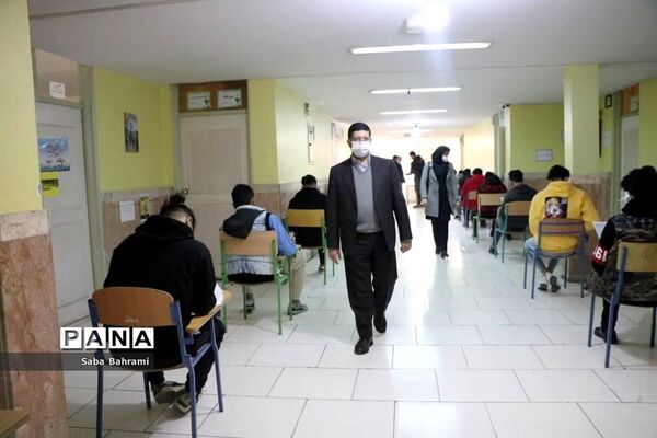 بازدید از حوزه امتحانات در شهرستان قدس