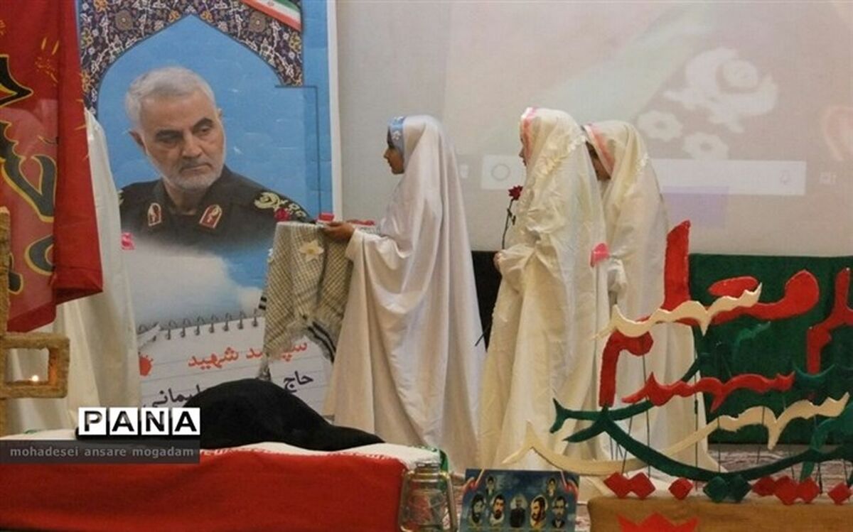دلنوشته‌ یک دانش‌آموز درباره «حاج قاسم»: تو فقط سردار سپاه نبودی؛ سردار دل‌ها بودی