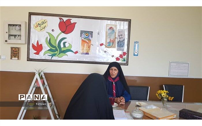 بازدید معاون پرورشی و تربیت بدنی منطقه 17 از دارالقرآن نور