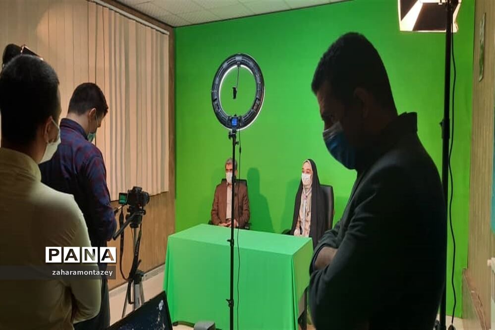 بازدید مدیرکل آموزش و پرورش از دفتر خبرگزاری پانا سازمان دانش‌آموزی البرز