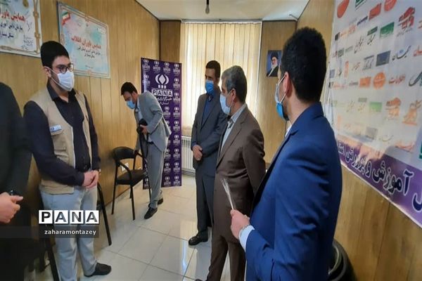 بازدید مدیرکل آموزش و پرورش از دفتر خبرگزاری پانا سازمان دانش‌آموزی البرز