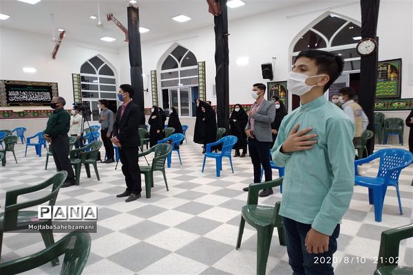 مراسم تجلیل از خبرنگاران در هیئت رزمندگان اسلام کاشمر