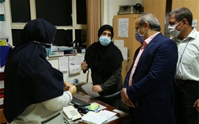 بازدید سرزده رئیس دانشگاه علوم پزشکی گیلان از مرکزآموزشی - درمانی امیرالمومنین(ع) رشت