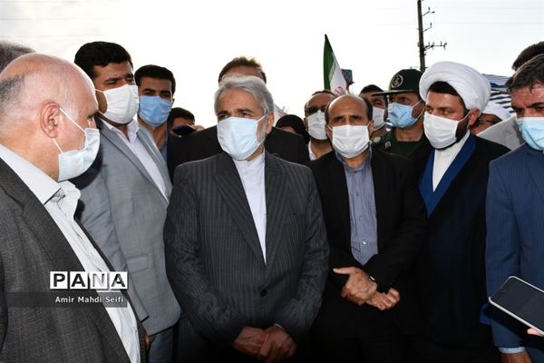 حضور رییس سازمان برنامه و بودجه در غرب مازندران در روز دوم سفر