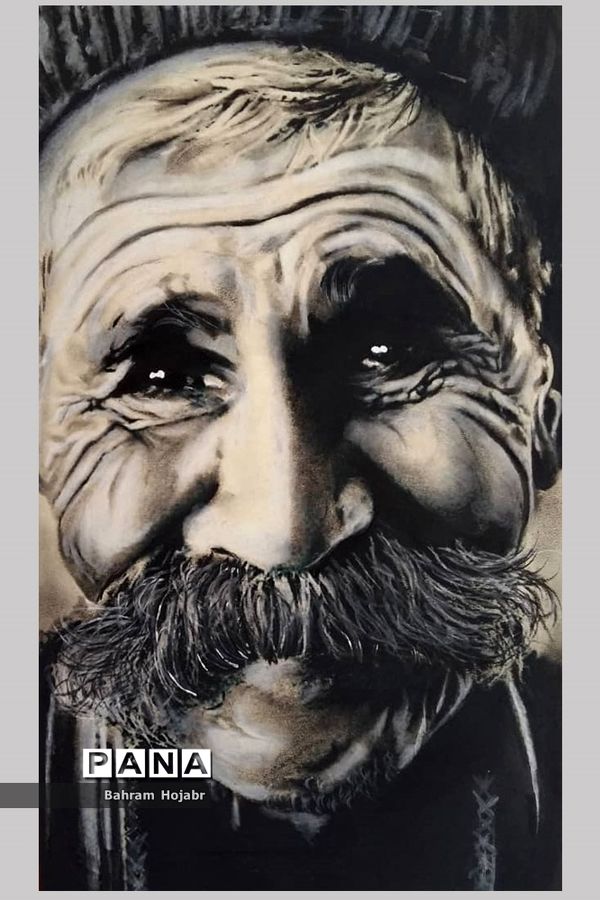 نمایشگاه مجازی آثار نقاشی و طراحی بهرام هژبر، معلم هنرمند اهل گله‌دار