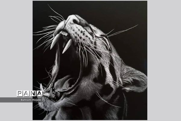 نمایشگاه مجازی آثار نقاشی و طراحی بهرام هژبر، معلم هنرمند اهل گله‌دار