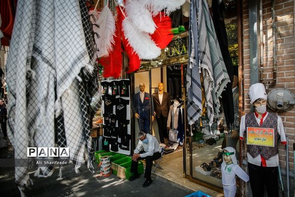 سیاهه فروشی ماه محرم در بازار تهران