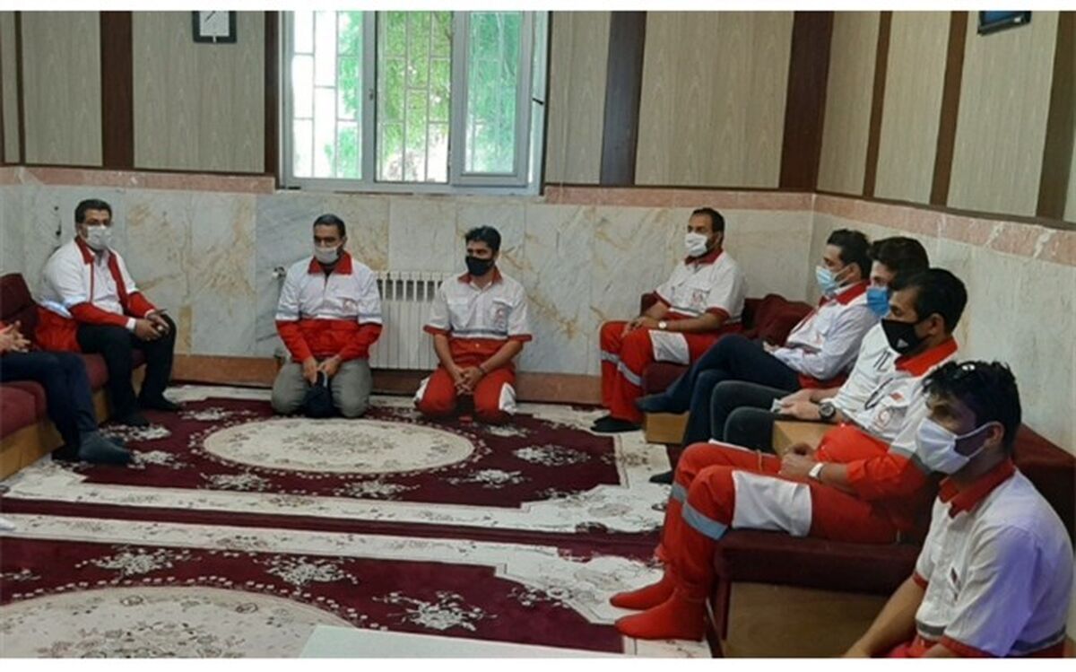 بازدید معاونت امداد و نجات استان تهران از فعالیت‌های هلال‌احمر شهرستان رباط‌کریم