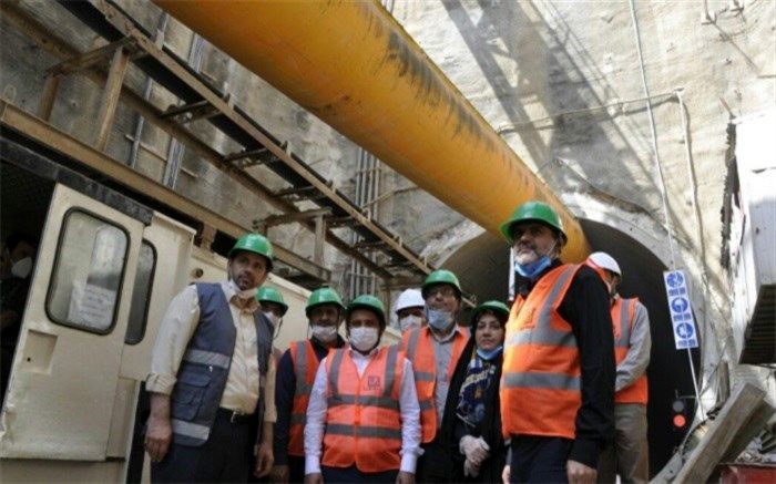 ابراز رضایت مدیران کل اقتصادی و مالیاتی استان تهران از روندپیشرفت پروژه مترو اسلامشهر