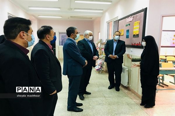 بازدید از روند ثبت نام و بازگشایی مدارس آموزش و پرورش ناحیه یک شهرری
