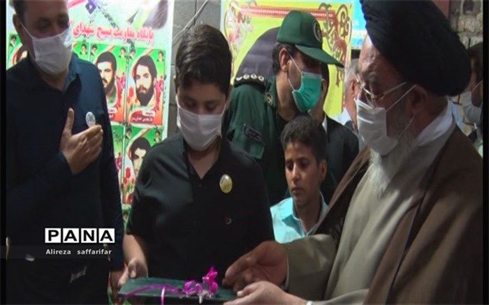 تجلیل از نوجوان اردستانی جهادگر سلامت