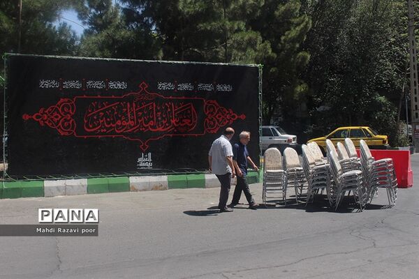 فضا سازی شهر تبریز برای ماه محرم