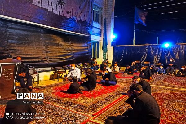 برگزاری  مراسم عزاداری  شب های ماه محرم درروستای فروتقه کاشمر