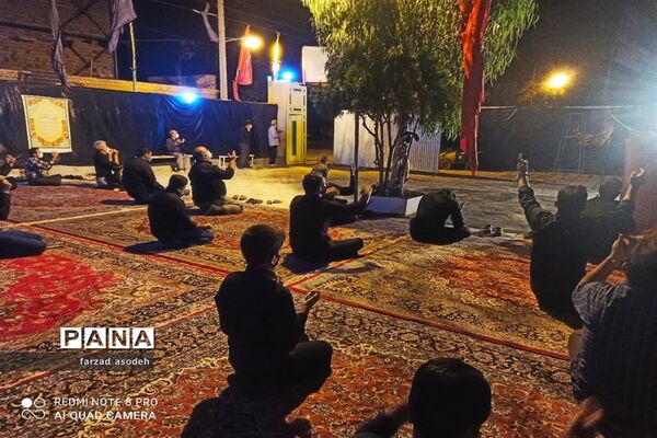 برگزاری  مراسم عزاداری  شب های ماه محرم درروستای فروتقه کاشمر