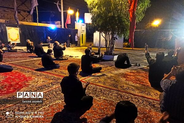 برگزاری  مراسم عزاداری  شب های ماه محرم درروستای فروتقه کاشمر