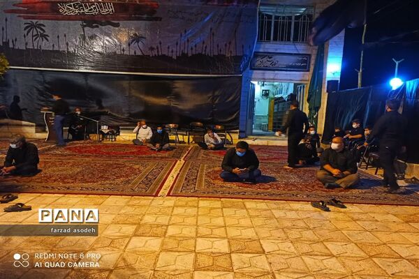 برگزاری  مراسم عزاداری  شب های ماه محرم درروستای فروتقه کاشمر