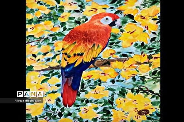 برگزاری نمایشگاه مجازی اثرهنرمند نى ریزى با ٢٠ تابلو