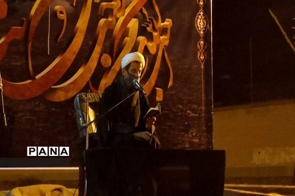 برگزاری مراسم عزاداری در جاده سلامت شهرستان بیرجند