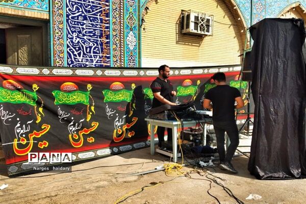 مراسم روز عاشورا در شهرستان امیدیه