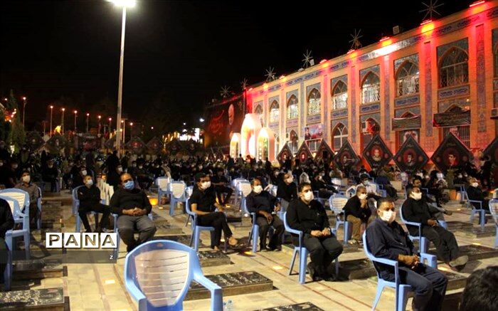 برگزاری مراسم عزاداری بر مزار سردار سلیمانی