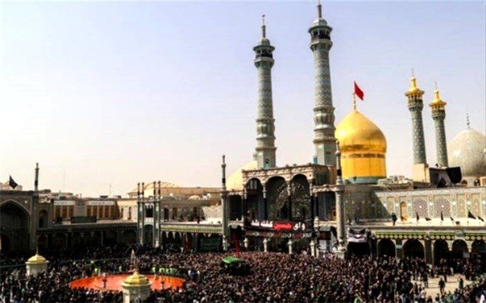 مراسم عاشورا درحرم حضرت عبدالعظیم برگزار شد