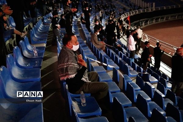 مراسم عزاداری در ورزشگاه امام رضا (ع) مشهد