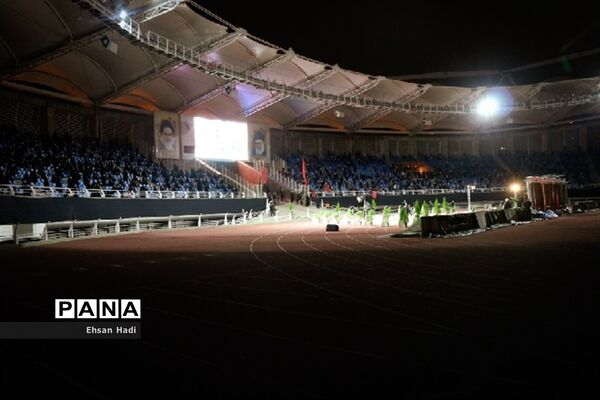 مراسم عزاداری در ورزشگاه امام رضا (ع) مشهد