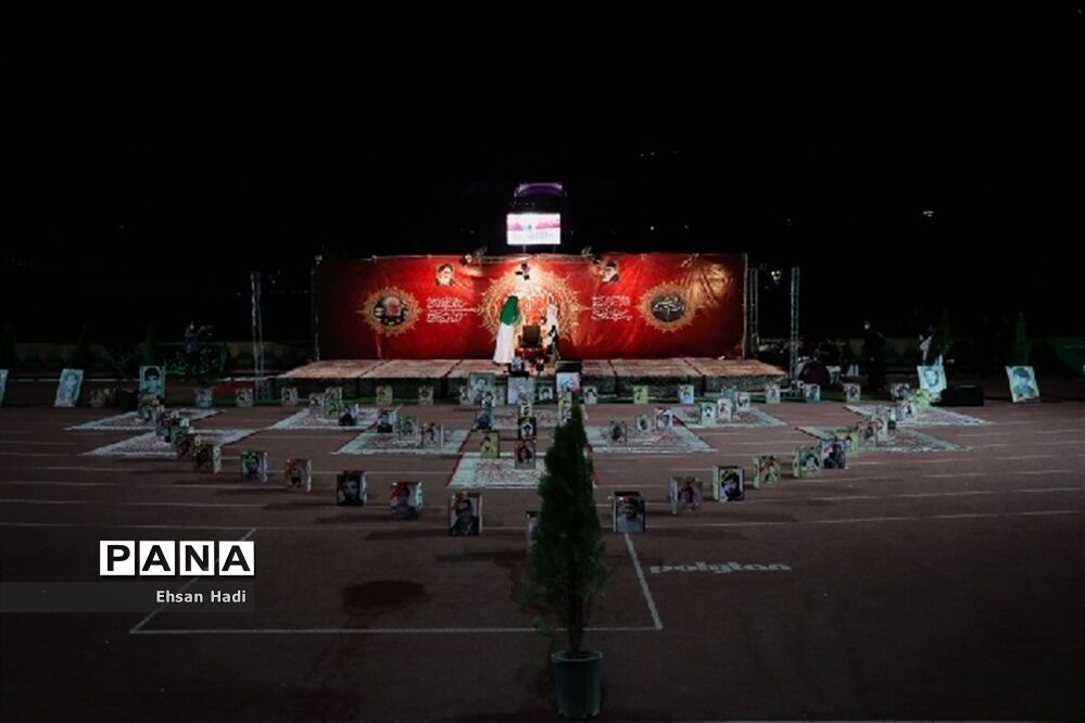 مراسم عزاداری در ورزشگاه امام رضا (ع) مشهد