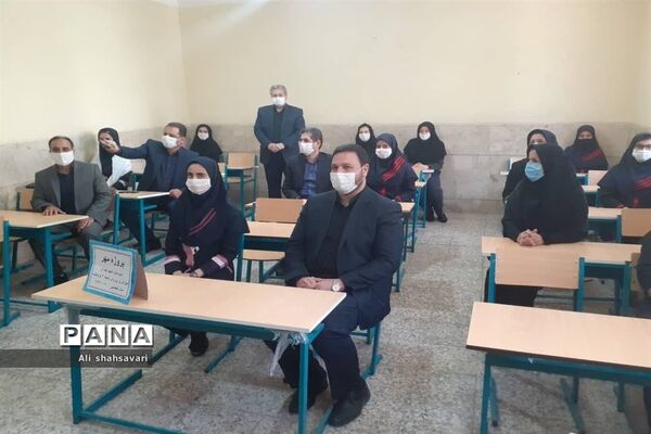 مانور نمادین بازگشایی مدارس