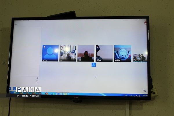 ویدئو کنفرانس پروژه ملی کنترل وزن و چاقی دانش آموزان  اداره کل آموزش و پرورش استان بوشهر