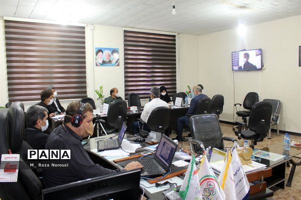 ویدئو کنفرانس پروژه ملی کنترل وزن و چاقی دانش آموزان  اداره کل آموزش و پرورش استان بوشهر
