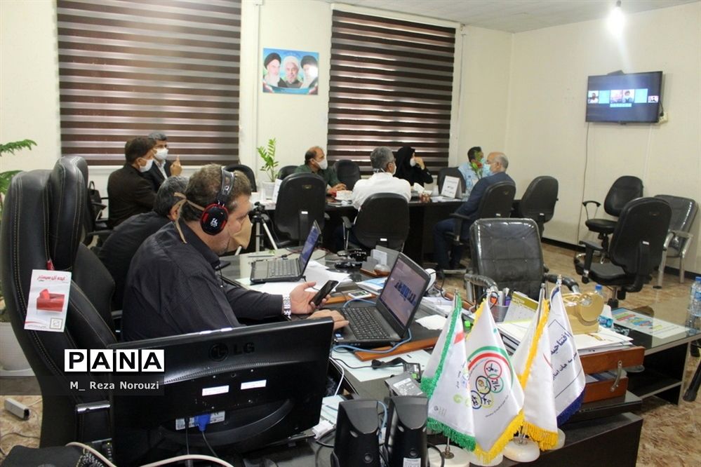 ویدئو کنفرانس پروژه ملی کنترل وزن و چاقی دانش آموزان  اداره کل آموزش و پرورش استان بوشهر