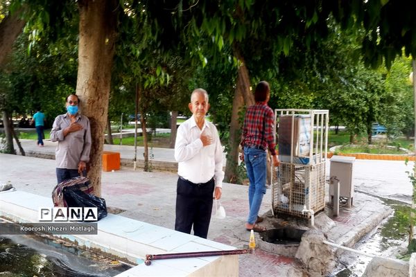 اجرای  مراسم احلی من العسل توسط دانش‌آموزان  به صورت خیابانی در شهرستان کازرون