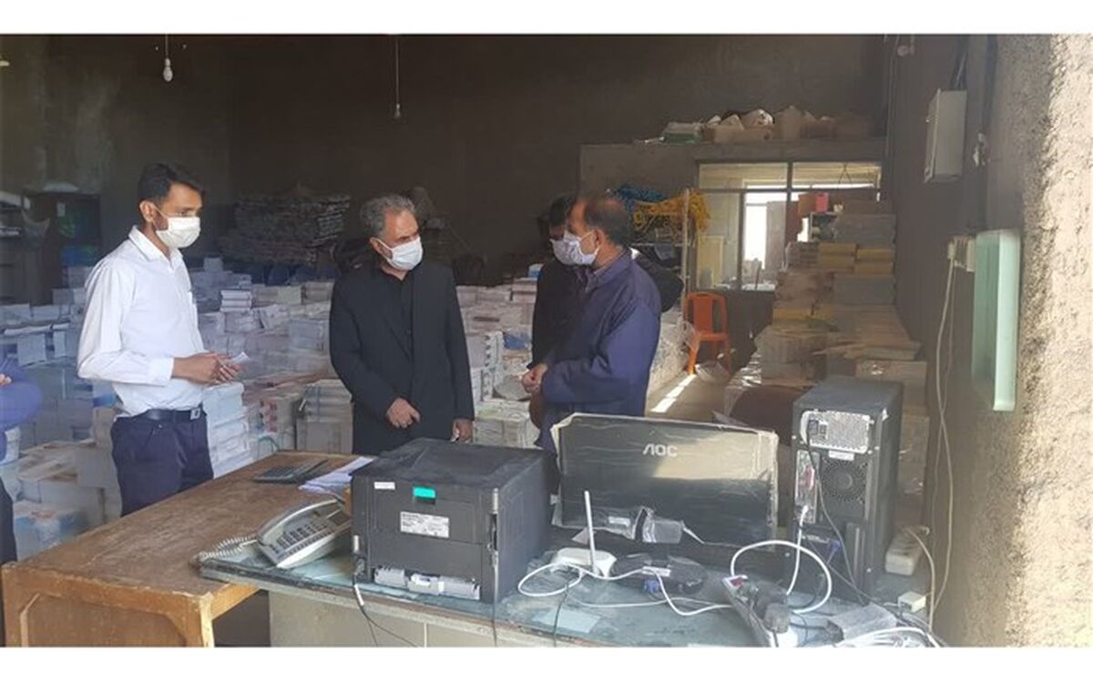 بازدید از انبار توزیع کتب شهرستان بیرجند