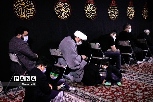 مراسم عزاداری دهه اول محرم در پارک ملت مشهد