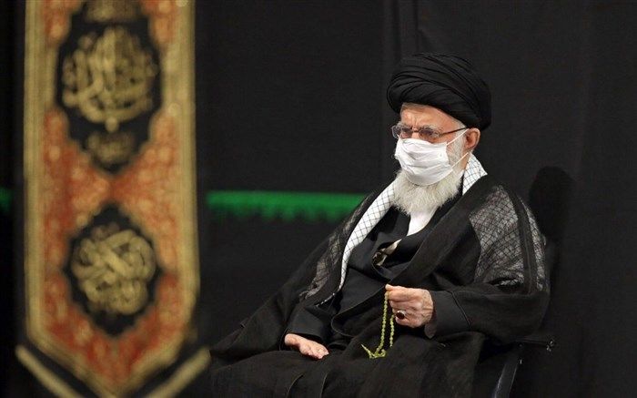 مراسم عزاداری شب هشتم محرم با حضور رهبر معظم انقلاب اسلامی برگزار شد