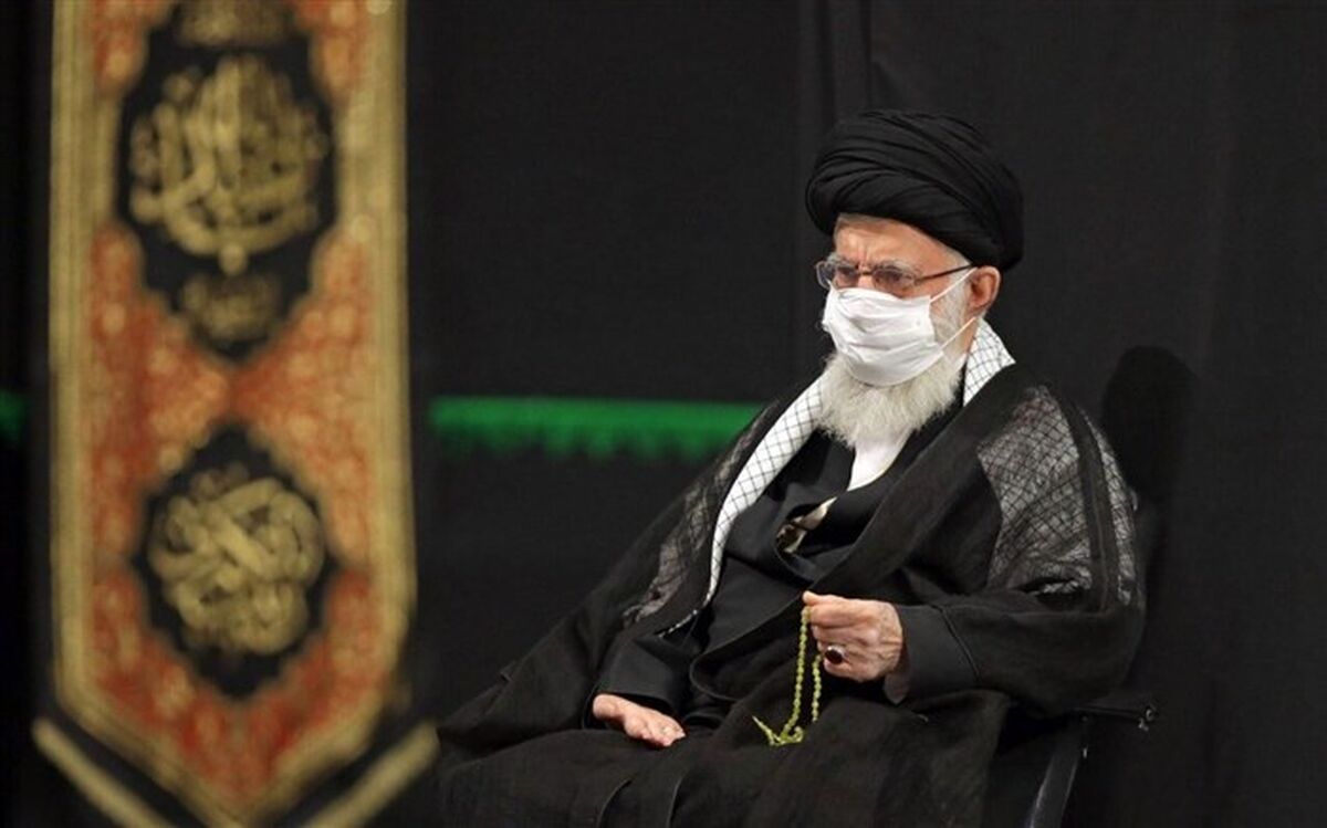 مراسم عزاداری شب هشتم محرم با حضور رهبر معظم انقلاب اسلامی برگزار شد