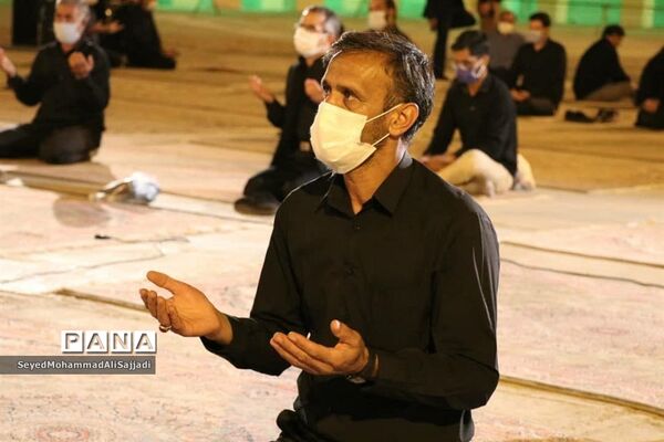 مراسم سوگواری ابا عبدالله(ع) در امامزادگان باقریه بیرجند